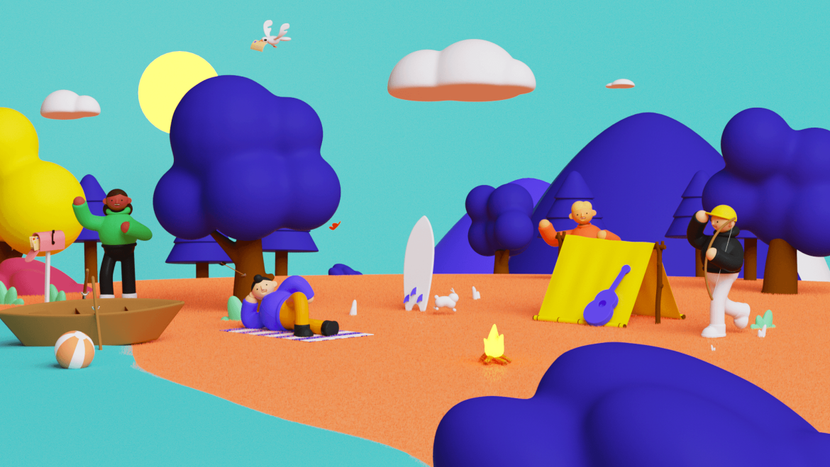 enfants en vacances